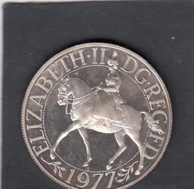 Beschrijving: 25 Pence S.JUBILEE HORSE